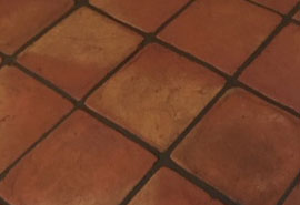 Traditional quarry tiles laid in Wetheringsett