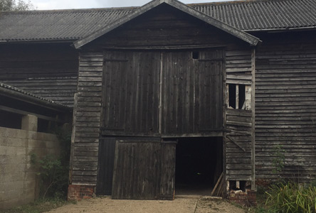 The old Suffolk barn doors